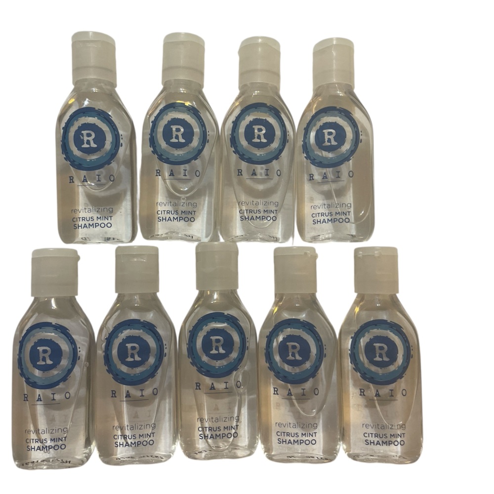 RAIO travel shampoos